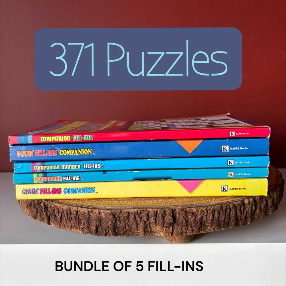 👛 (ANY 2/$15) Bundle of KAPPA Companion Fill-Ins 371 Puzzles - Picture 2 of 7